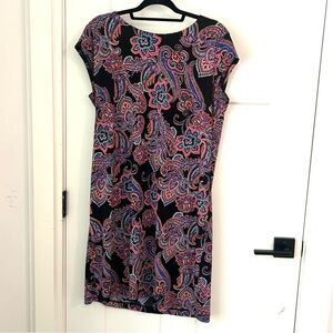 Liz Claiborne Multicolor Paisley Mini Dress